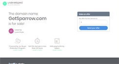 Desktop Screenshot of getsparrow.com