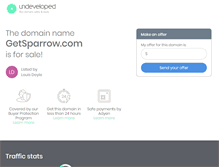 Tablet Screenshot of getsparrow.com